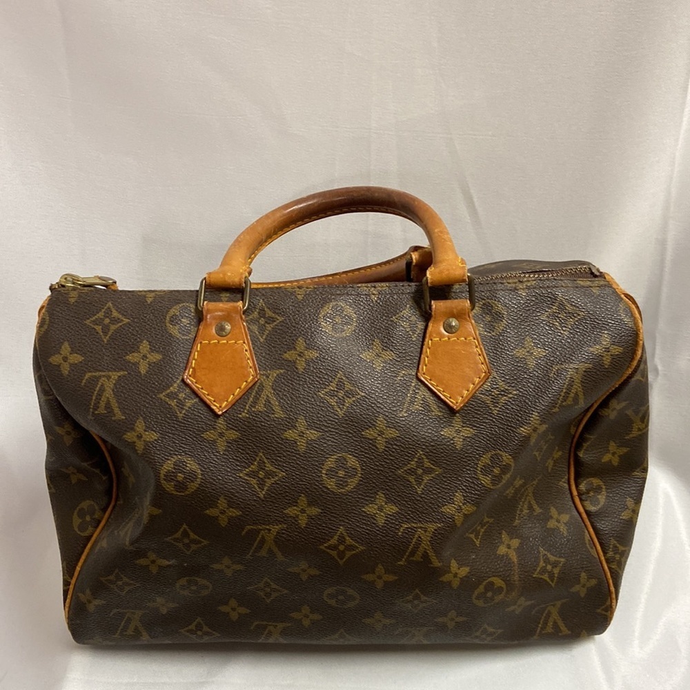 Louis Vuitton Vintage Speedy 30 Monogram Brown & Tan